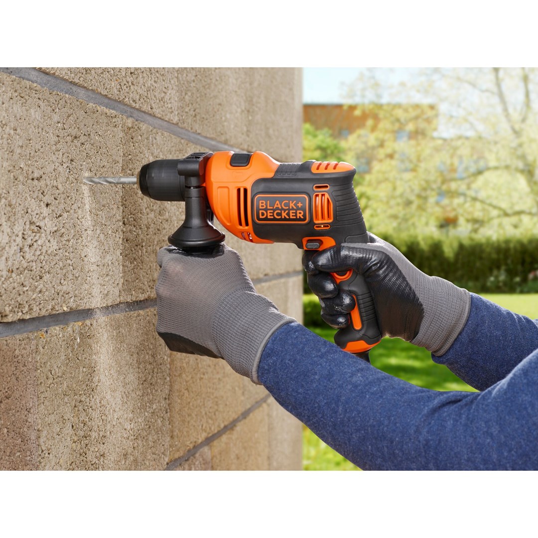 Black & Decker BEH710-QS drill 2800 RPM Black  Orange