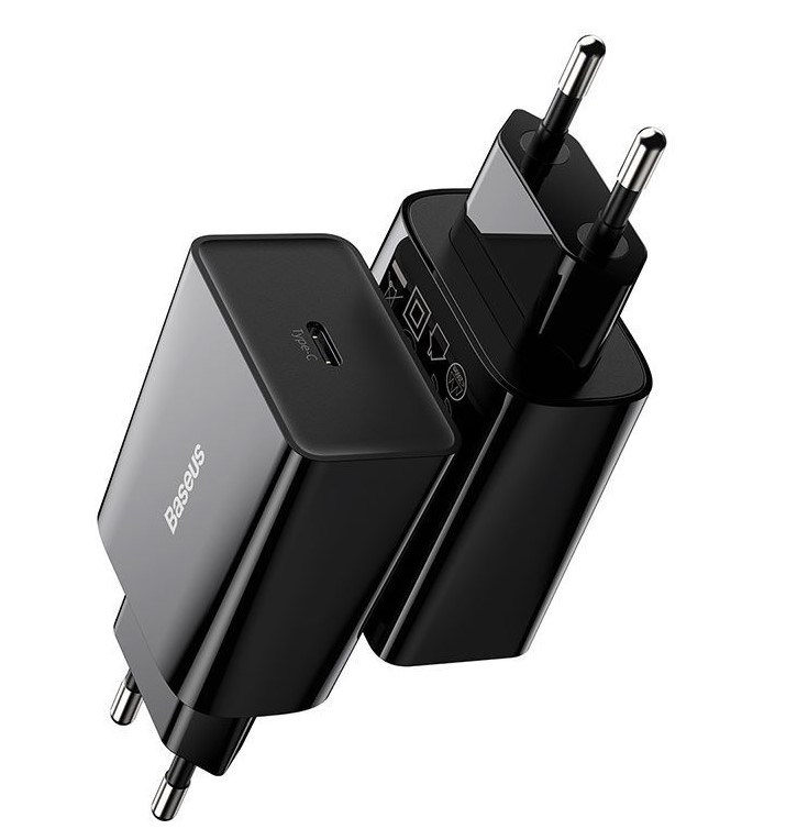Baseus Speed Mini Smartphone Black AC Fast charging Indoor