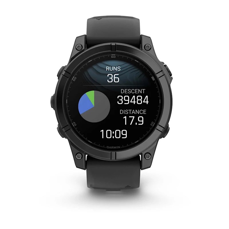 Garmin Fenix E stainless Steel slate grey