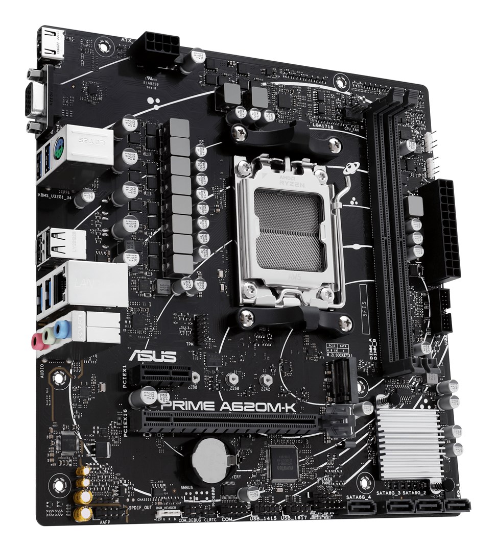 ASUS PRIME A620M-K AMD A620 Socket AM5 micro ATX