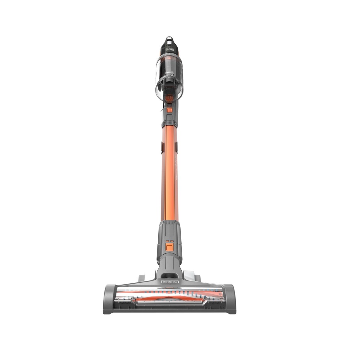 Black & Decker BHFEV182C-QW stick vacuum/electric broom 2-in-1 stick vacuum Battery Dry Bagless Orange  Titanium 2 Ah