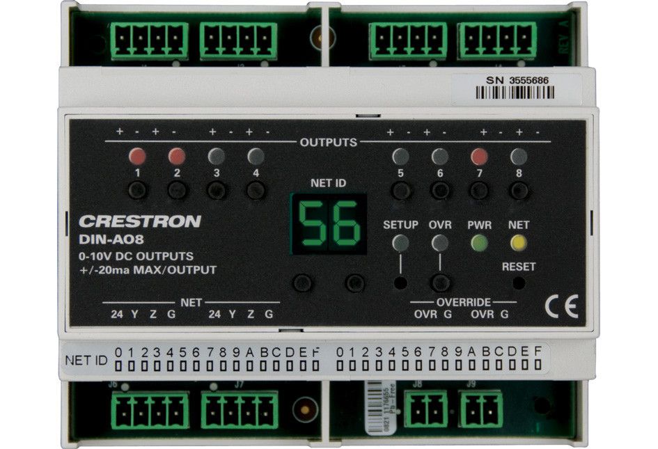 Crestron DIN-AO8 dig...