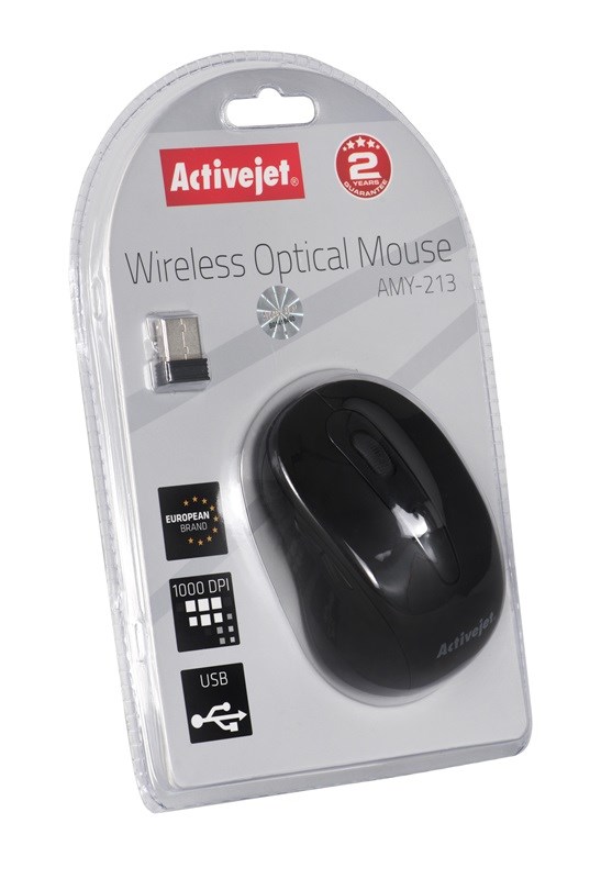 Activejet AMY-213 wireless optical USB mouse