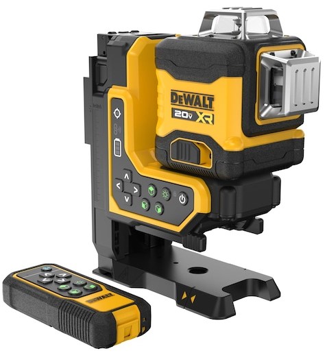 18V XR 3x360 Green Remote Control Laser