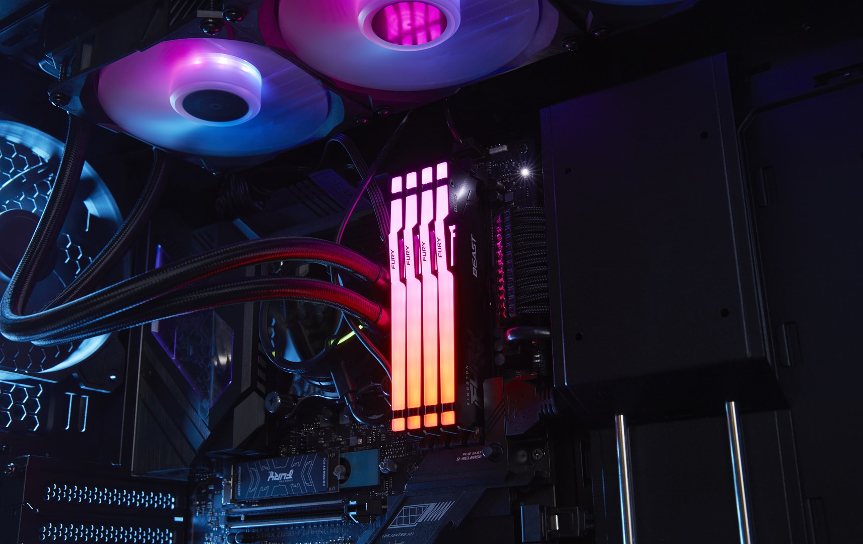 Kingston Technology FURY Beast 32GB 5200MT/s DDR5 CL36 DIMM RGB EXPO