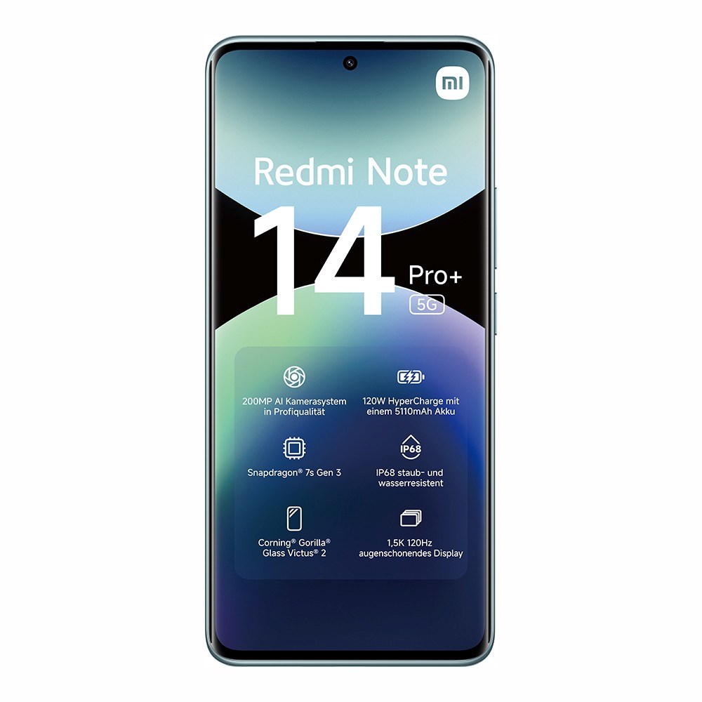 Xiaomi Redmi Note 14 Pro+ 5G 16.9 cm (6.67 ) Dual SIM USB Type-C 8 GB 256 GB 5110 mAh Blue