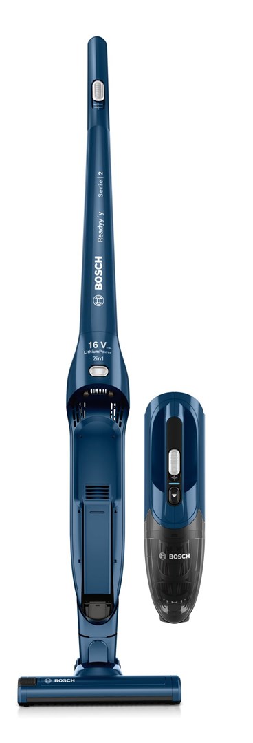 Bosch Serie 2 BBHF216 stick vacuum/electric broom 2-in-1 stick vacuum Battery Dry Bagless Blue