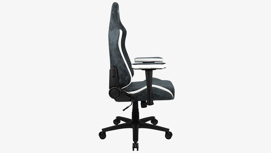 Aerocool Crown AeroSuede Universal gaming chair Padded seat Blue  Steel