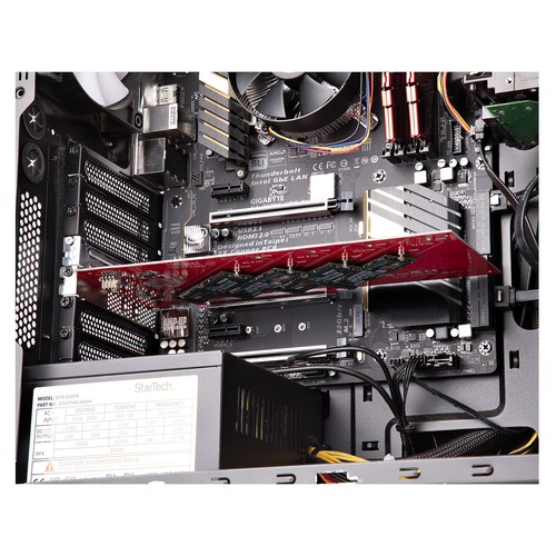 QUAD-M2-PCIE-CARD-B - Cables & Adaptors by StarTech.com