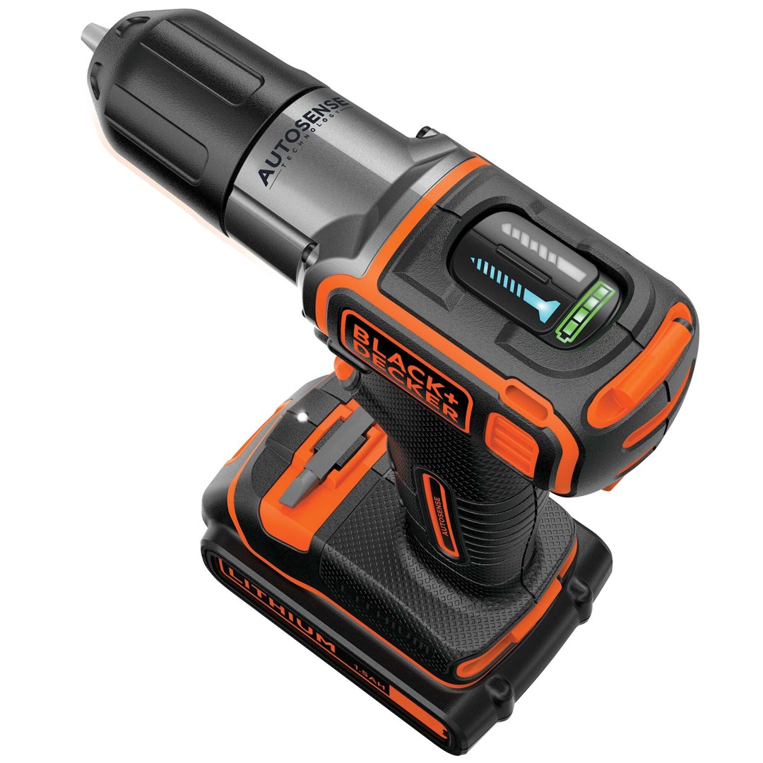 Black & Decker ASD18KB-QW drill Black  Orange