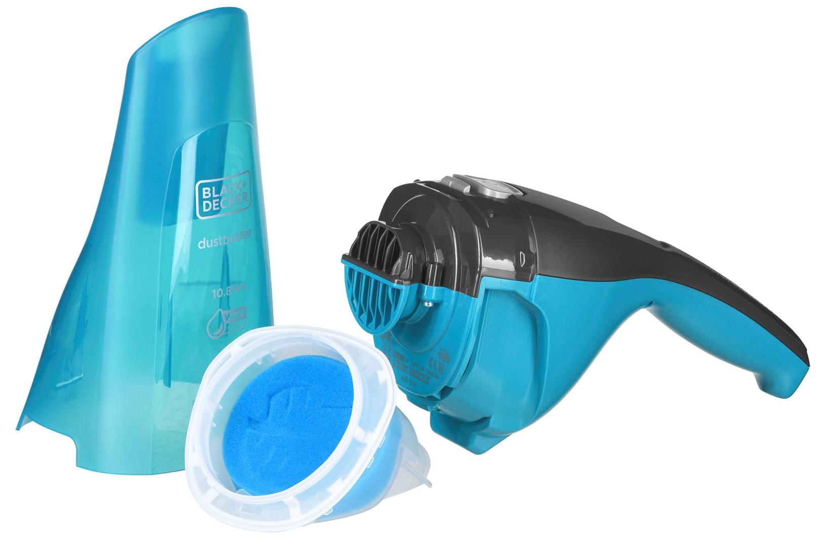 Black & Decker WDC215WA handheld vacuum Blue  Titanium Bagless