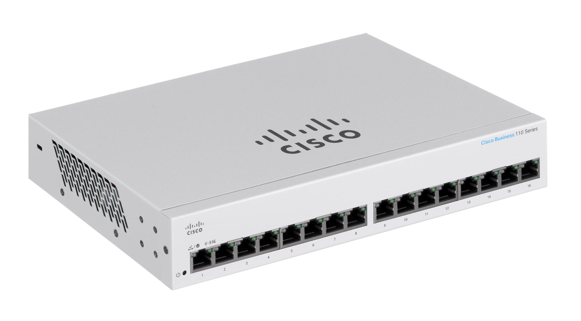 Cisco CBS110 Unmanaged L2 Gigabit Ethernet (10/100/1000) 1U Grey