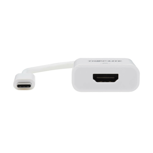 Tripp Lite U444-06N-HD8KW USB-C to HDMI Adapter (M/F) - 8K, HDR, 4:4:4, HDCP 2.3, White