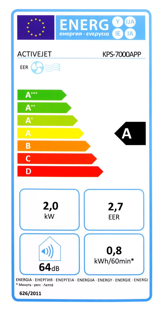 Activejet portable air conditioner KPS-7000APP