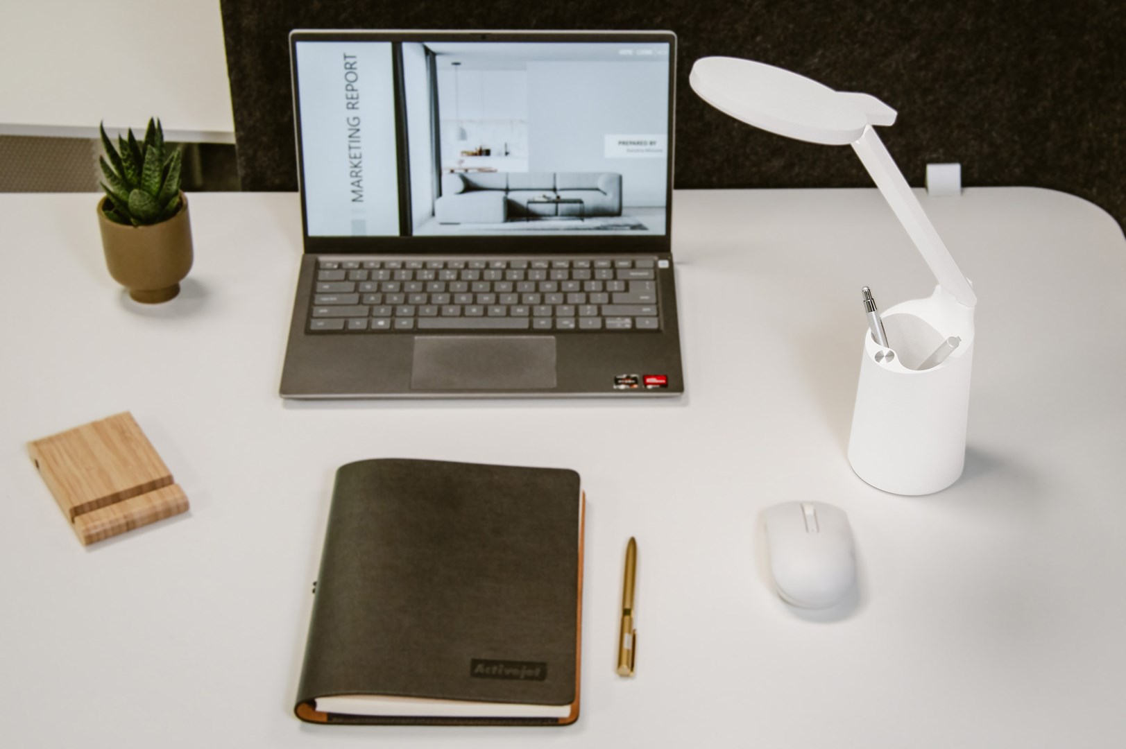 Activejet LED desk lamp AJE-FUTURE White