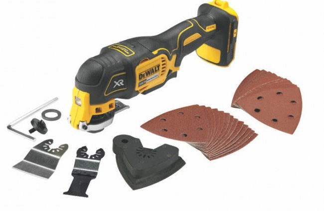 DeWALT DCS355N oscillating multi-tool Black Yellow 20000 OPM