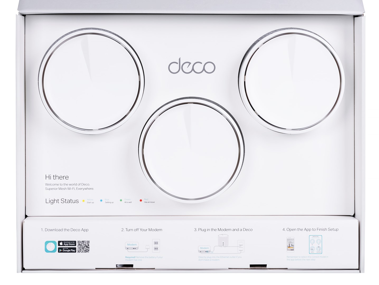 TP-Link AX3000 Whole Home Mesh WiFi 6 System, 3-Pack