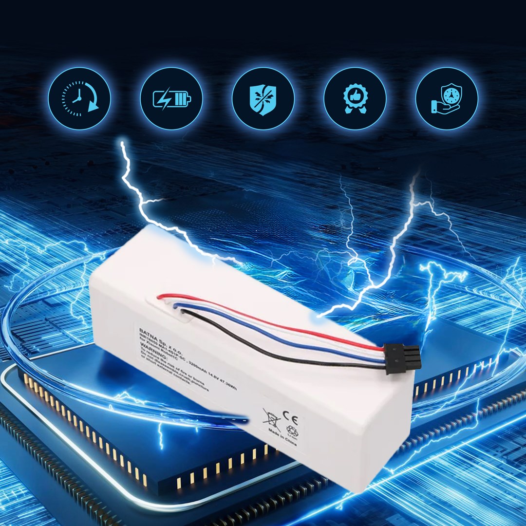 Battery for Xiaomi Robot 1C P1904-4S1P-MM  3200mAh  47.36Wh  STYTJ01ZHM Mijia 1C P1904-4S1P-MM (Dreame MC1808)