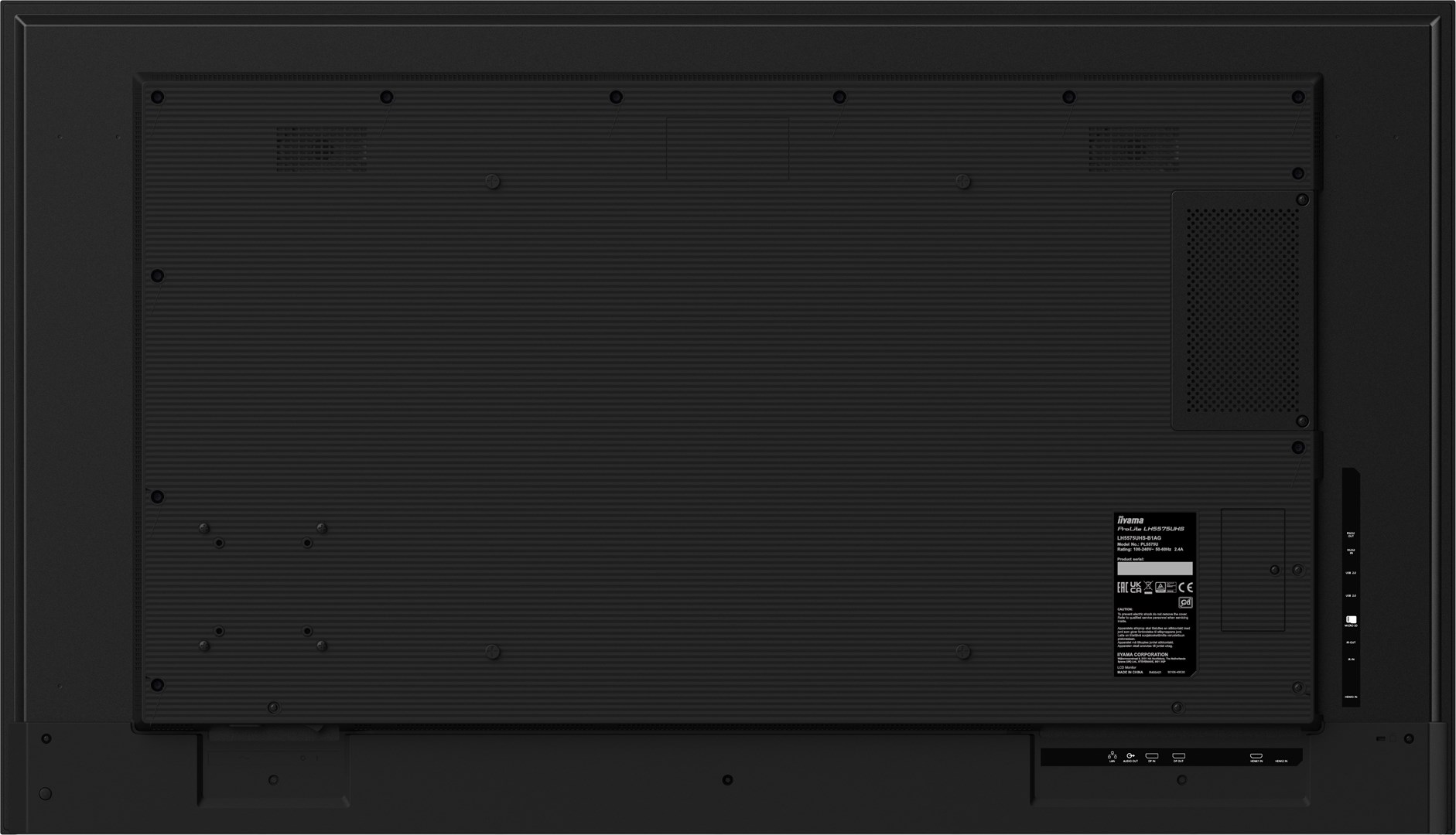 iiyama 55" 4K UHD Professional Digital Signage 24/7 display featuring Android OS, FailOver and Intel® SDM slot