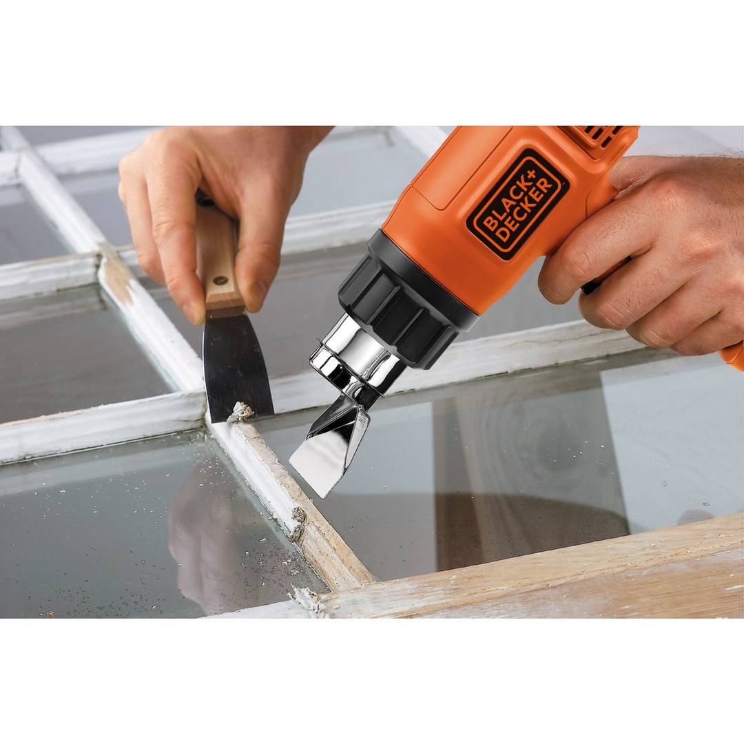 Black & Decker KX1650-QS heat gun 740 l/min 600 °C 1750 W Black  Orange