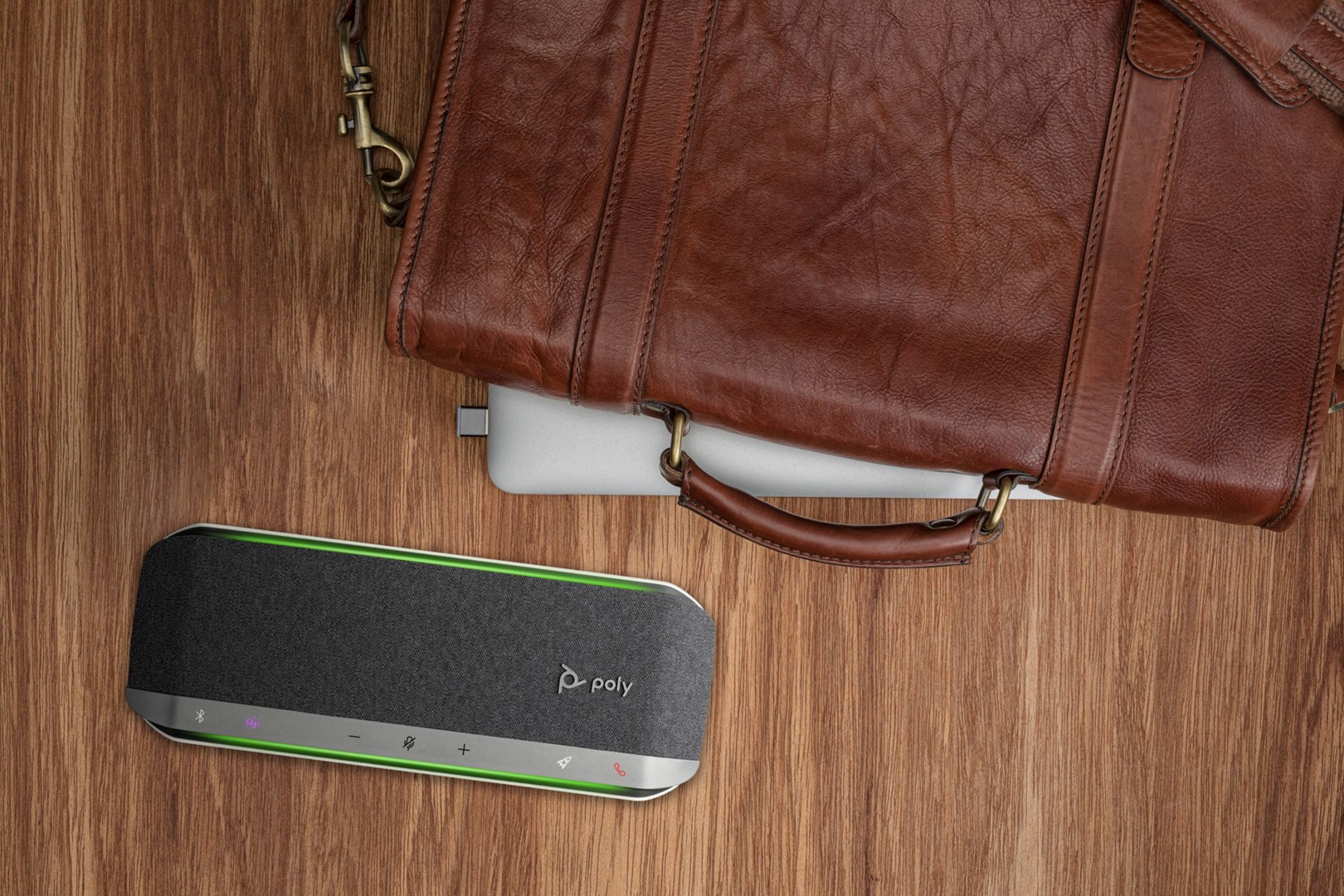 Poly Sync 40+ Microsoft Teams Certified USB-A USB-C Speakerphone +BT700 USB-A Adapter