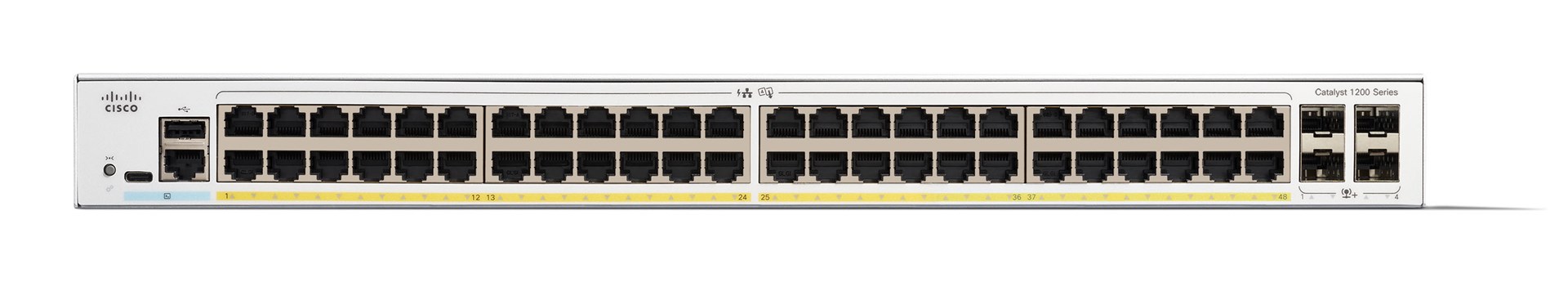 Catalyst 1200 48-port GE, PoE, 4x10G SFP+