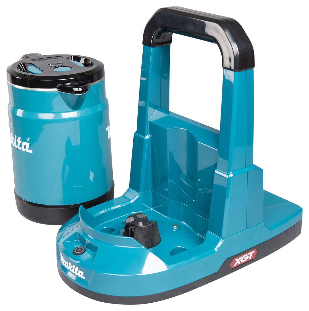 Makita KT001GZ electric kettle 0.8 L Black  Blue