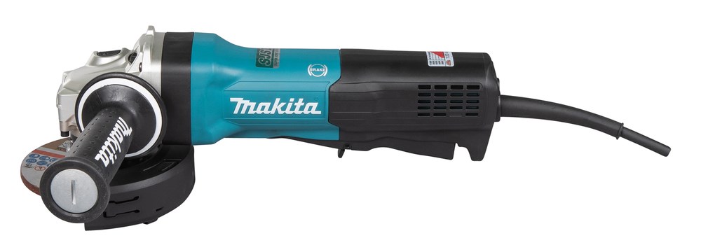 MAKITA GRINDER ANGLE.125mm GA5093X01 1900W PADDLE SWITCH REG. RPM BRAKE