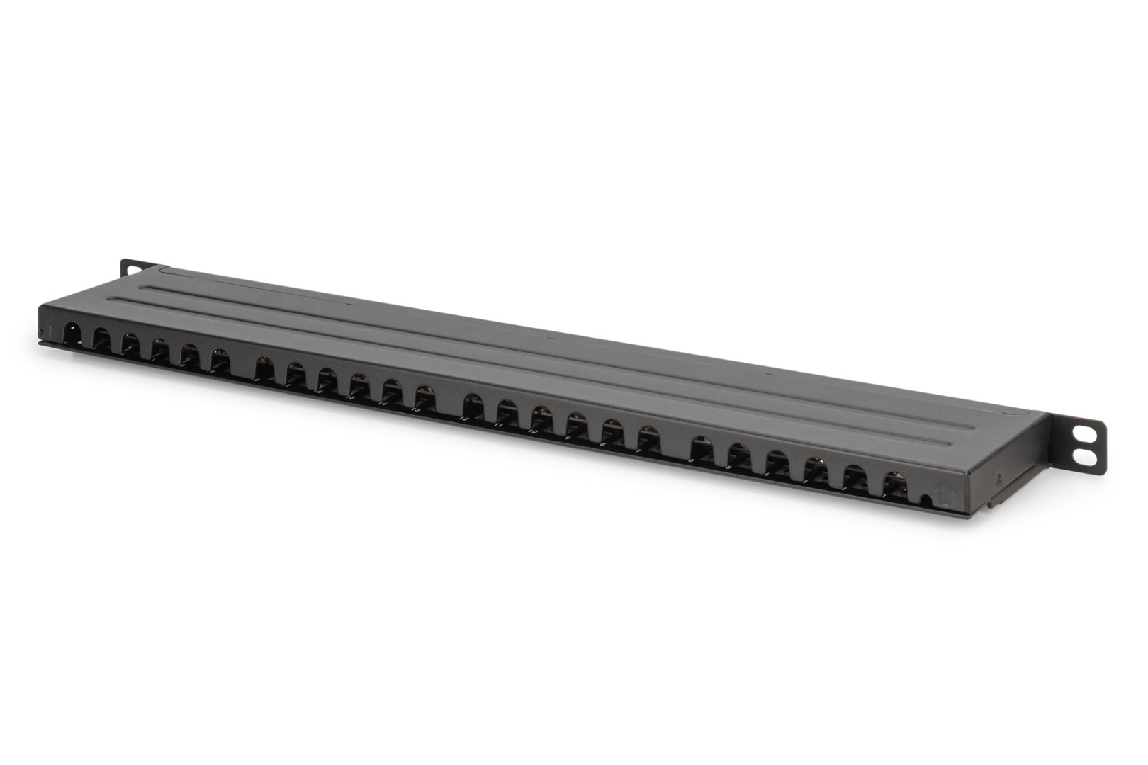 Digitus CAT 6, Class E High Density Patch Panel, shielded, black