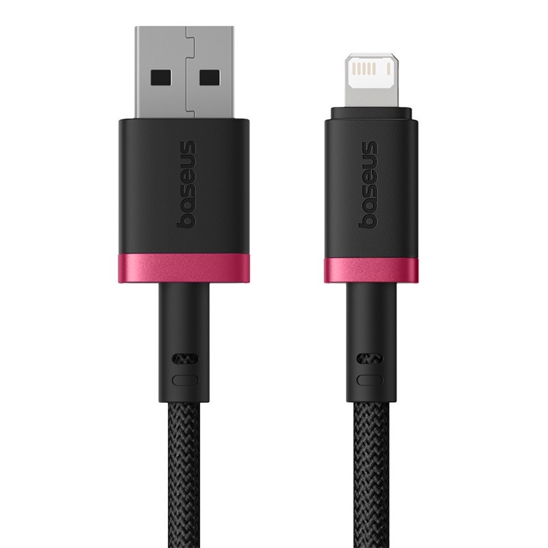 Baseus Dura Type A to IP 2.4A 2 m fast charging cable Black Red