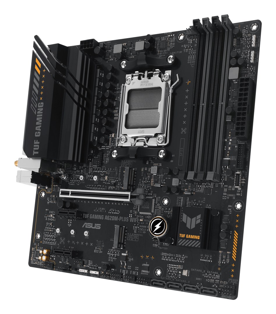 ASUS TUF GAMING A620M-PLUS WIFI AMD A620 Socket AM5 micro ATX