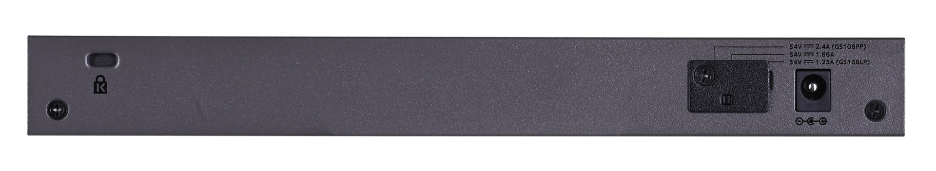 NETGEAR GS108PP Unmanaged Gigabit Ethernet (10/100/1000) Power over Ethernet (PoE) Black