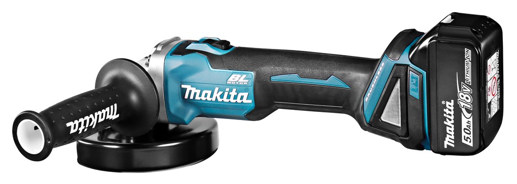 MAKITA DGA504RTJ angle grinder 125 mm 2x 18 V 5 Ah Black  Blue