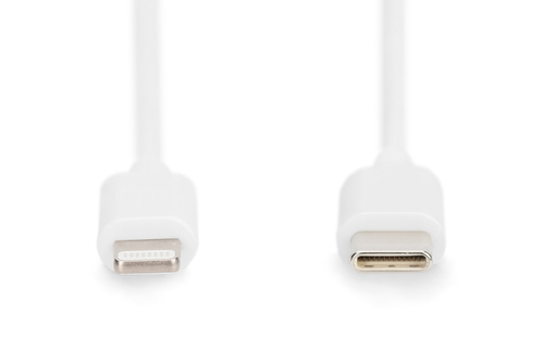 Digitus Lightning to USB-C data/charging cable, MFI-certified