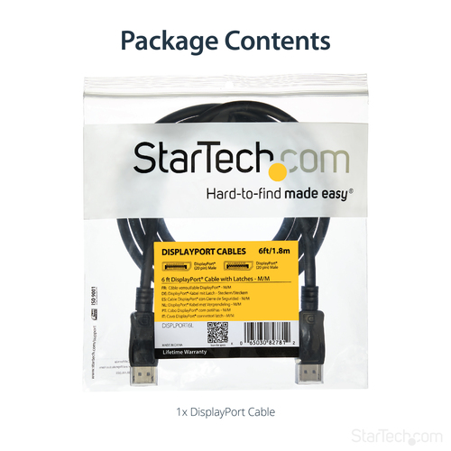 DISPLPORT6L - Cables & Adaptors by StarTech.com