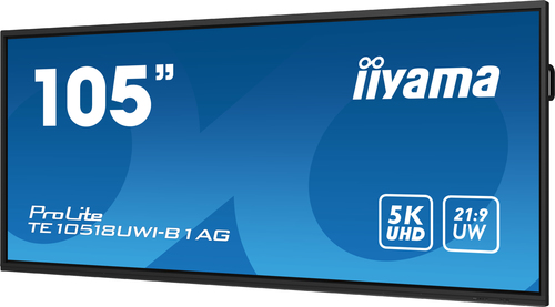 iiyama 105” Ultra-wide Interactive 5K UHD display with 21:9 panoramic view