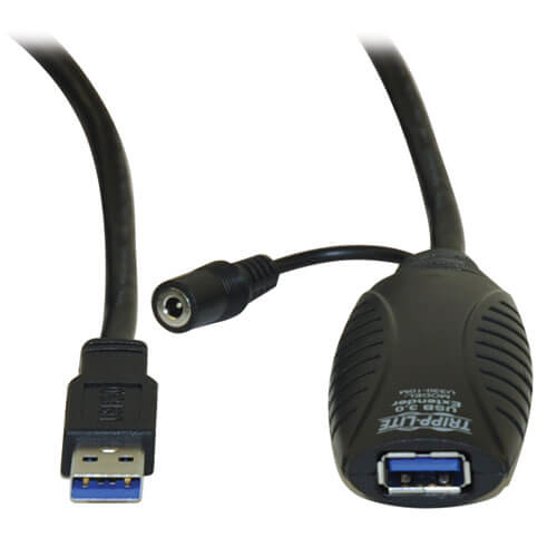 Tripp Lite U330-10M USB 3.0 SuperSpeed Active Extension Repeater Cable (A M/F), 10M (32.8 ft.)