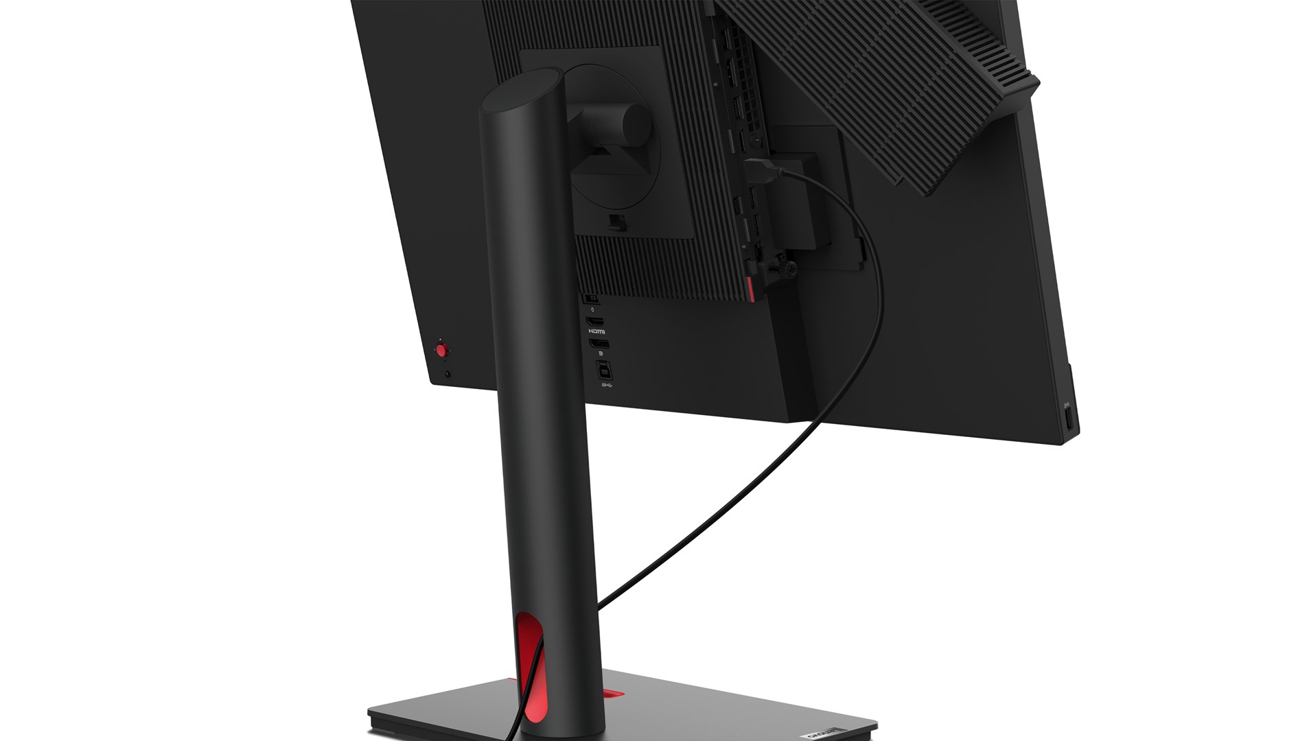 Lenovo ThinkCentre Tiny-In-One 24 LED display 60.5 cm (23.8") 1920 x 1080 pixels Full HD Touchscreen Black