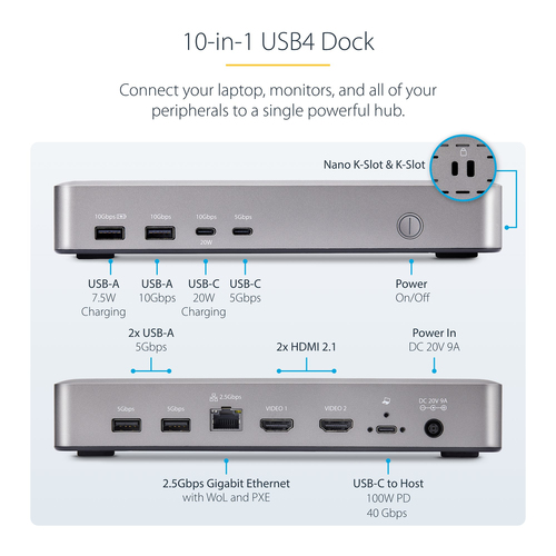155UE-USB4-DOCK - Accessories by StarTech.com