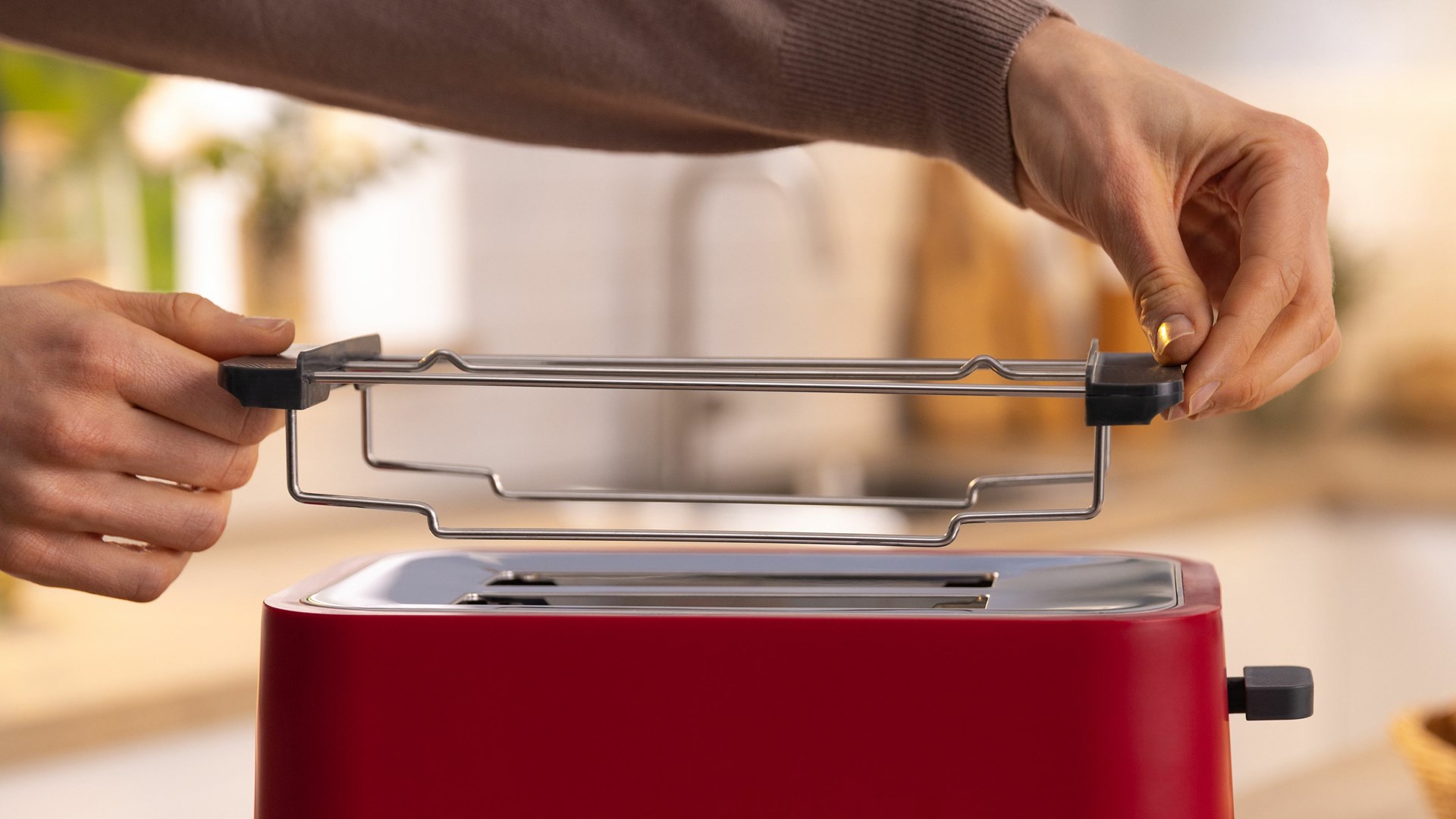 Bosch TAT3M124 toaster 2 slice(s) 950 W Red
