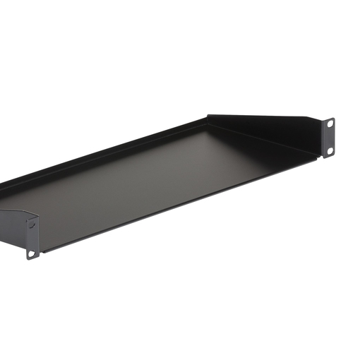 StarTech.com 1U Server Rack Shelf, Universal Rack Mount Cantilever Tray for 19" Network Equipment Rack/Cabinet, Heavy Duty Steel, Weight Capacity 33lb/15kg, 7in (18cm) Deep
