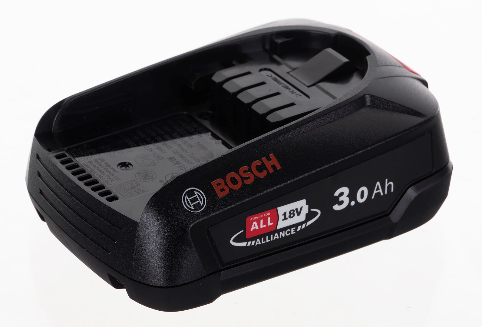 Bosch BBS711ANM stick vacuum/electric broom Battery Dry Bagless 0.3 L Black, Red, Stainless steel