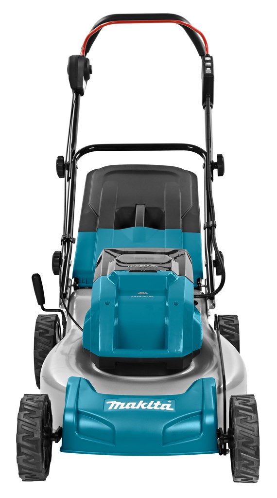 Makita DLM460PT2 lawn mower Walk behind lawn mower Battery Black  Blue  Grey