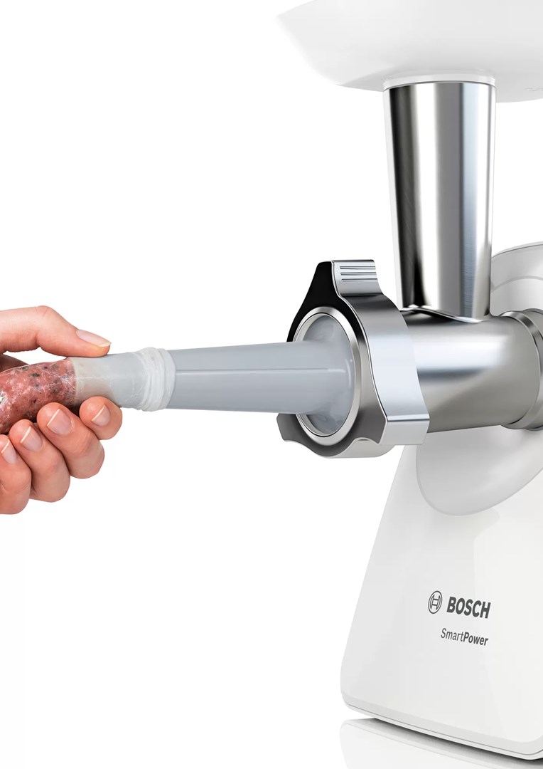 Bosch MFW2520W mincer 1500 W Stainless steel, White