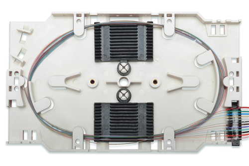 Digitus Splice cassette with 12 pigtails; pre-assembled