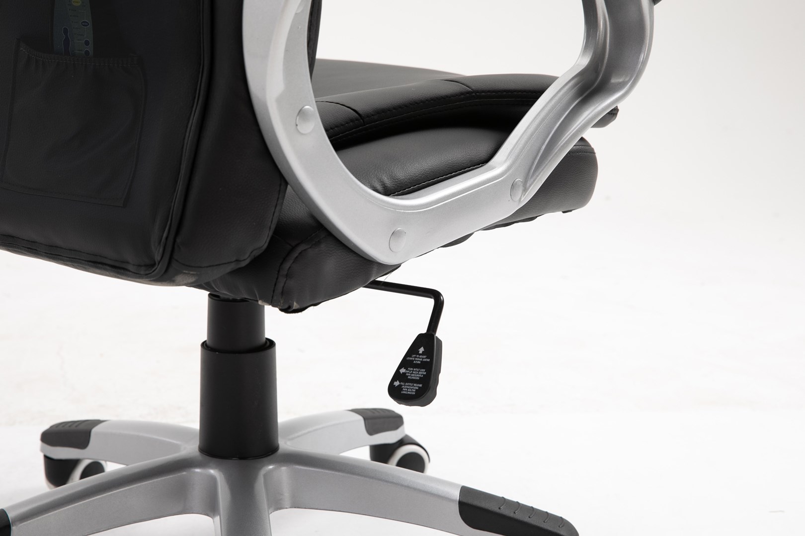 Office chair with massage  heated ACTIVEJET YK7304 black