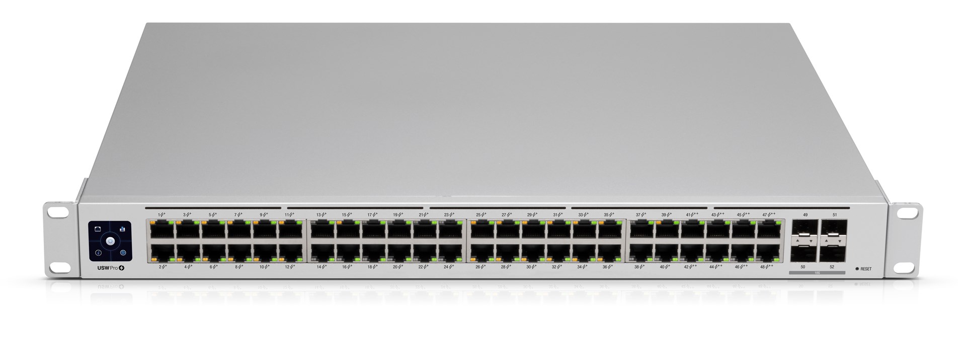 Ubiquiti UniFi Pro 48-Port PoE Managed L2/L3 Gigabit Ethernet (10/100/1000) Power over Ethernet (PoE) 1U Silver