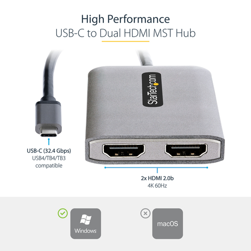 MST14CD122HD - Cables & Adaptors by StarTech.com