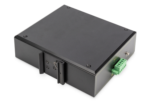 Digitus 4 port Gigabit Ethernet network PoE switch, industrial, unmanaged, 2 SFP uplink