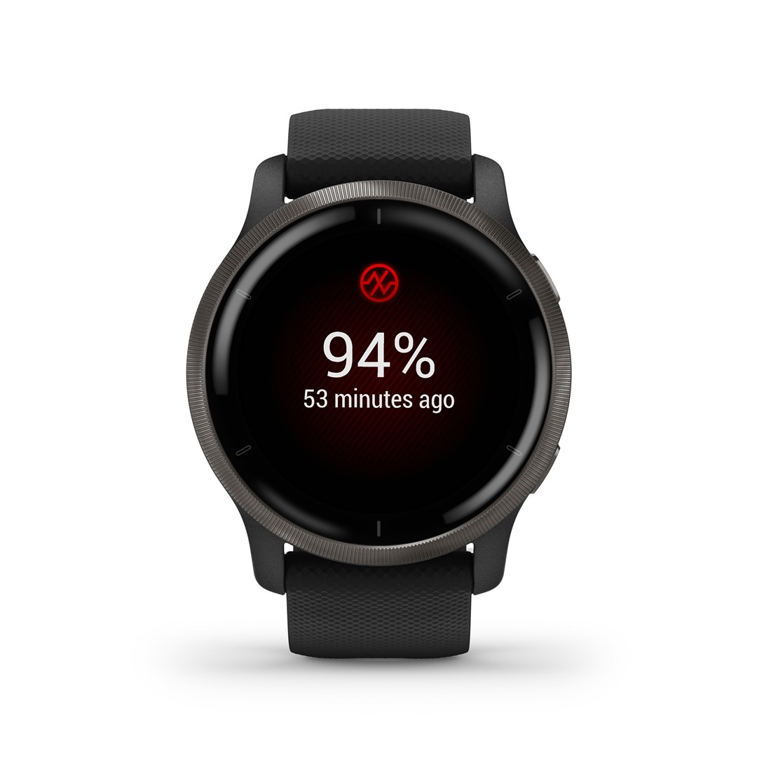 Garmin Venu 2 3.3 cm (1.3") AMOLED 45.4 mm Digital 416 x 416 pixels Touchscreen Wi-Fi GPS (satellite)
